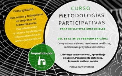 Curso subvencionado Metodologías Participativas para iniciativas sostenibles