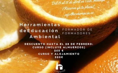 Inscripciones abiertas al Curso de Herramientas de Educación Ambiental-Formador de Formadores