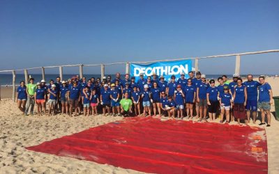 En la Jornada de Voluntariado 2017 de Decahtlon y Fundación Biodiversidad #actuamosjuntos para mejorar nuestro entorno
