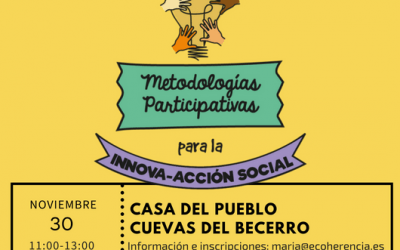 El 30 de noviembre disueña en Cuevas del becerro (Málaga), herramientas para proyectos grupales sostenibles