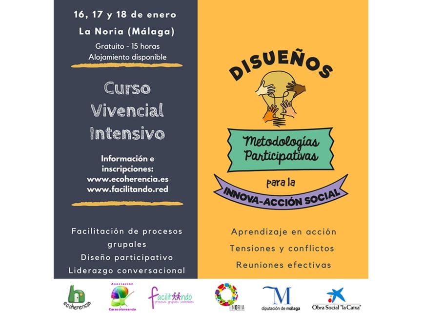 Curso intensivo Disueños: Metodologías participativas para la innova-acción social. ¡Inscripciones abiertas!