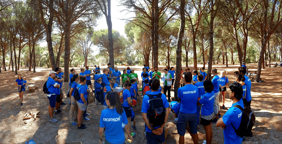 Jornada de Voluntariado Ambiental de Decathlon 2018
