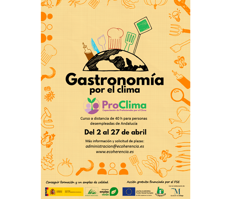 Curso de Gastronomía por el clima