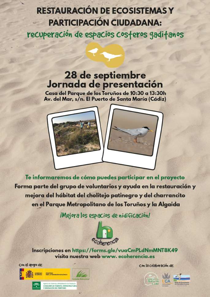 Restauración de ecosistemas y participación ciudadana: recuperación de espacios costeros gaditanos