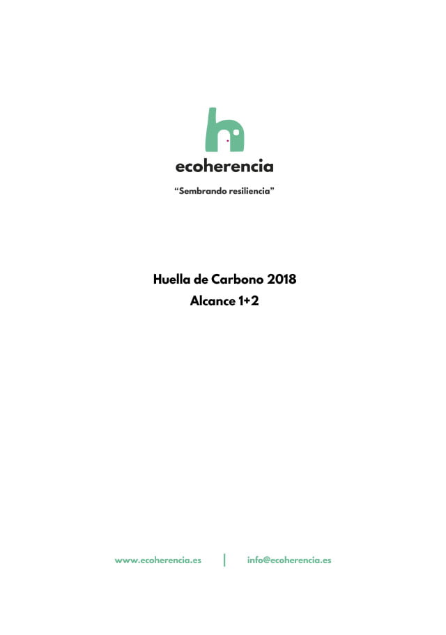 Informe Huella de carbono 2018
