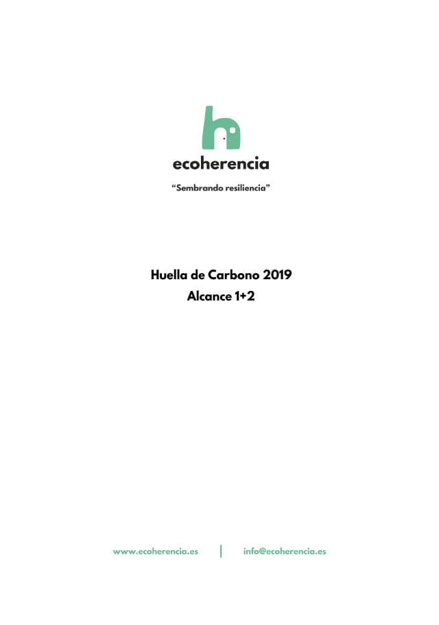Informe Huella de carbono 2019