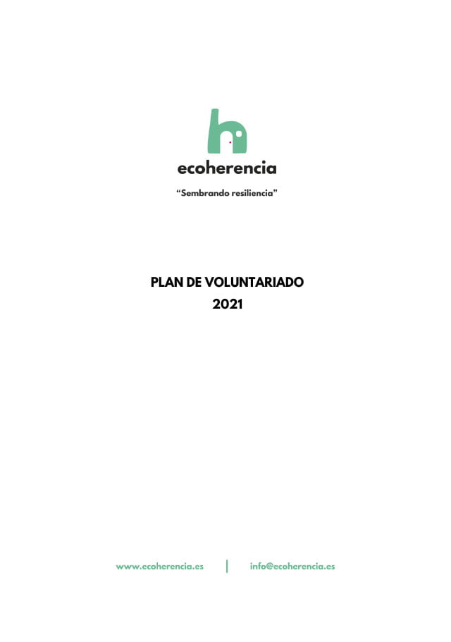 Plan de voluntariado 2021