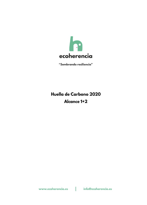 Informe de huella de carbono 2020