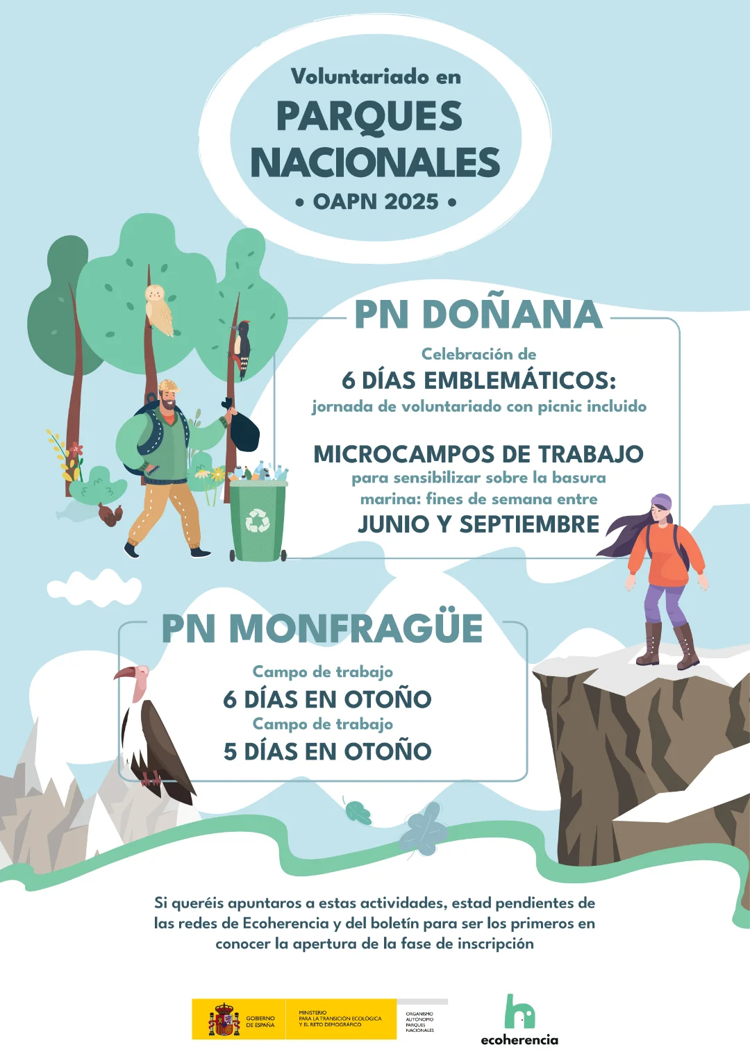 Cartel del proyecto Parques Naturales Cartel del proyecto Parques Naturales